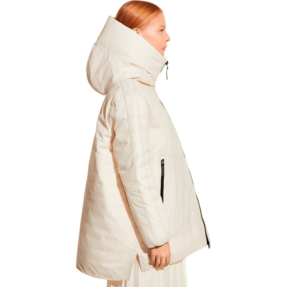 Chaqueta Impermeable Jack Wolfskin Tokyo Cape Mujer Blancos | GC8904627