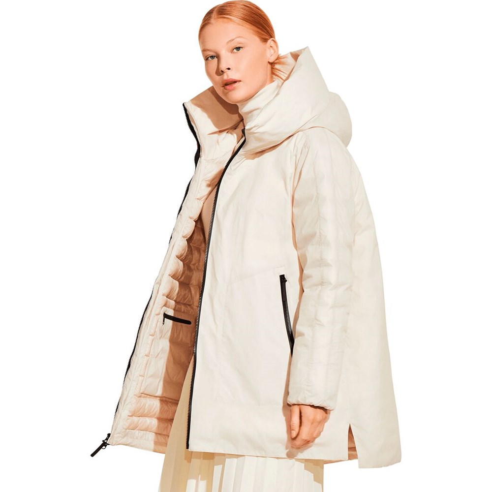 Chaqueta Impermeable Jack Wolfskin Tokyo Cape Mujer Blancos | GC8904627