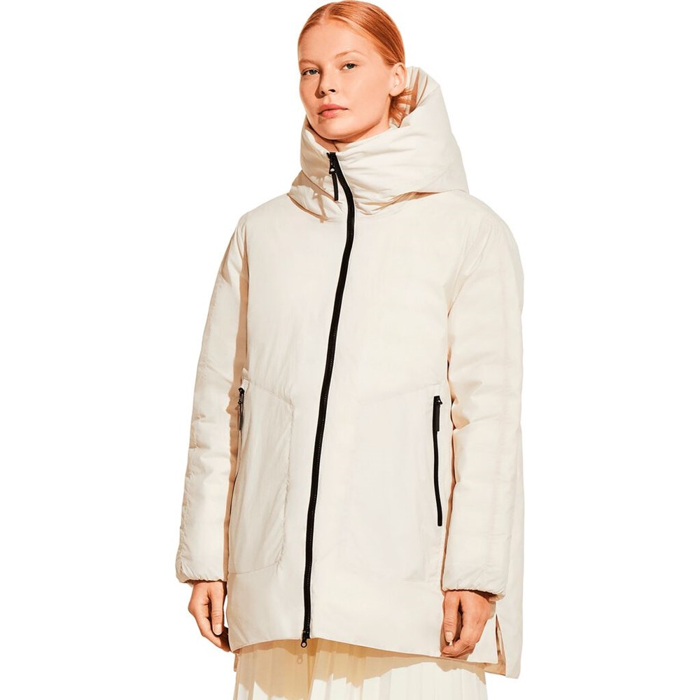 Chaqueta Impermeable Jack Wolfskin Tokyo Cape Mujer Blancos | GC8904627