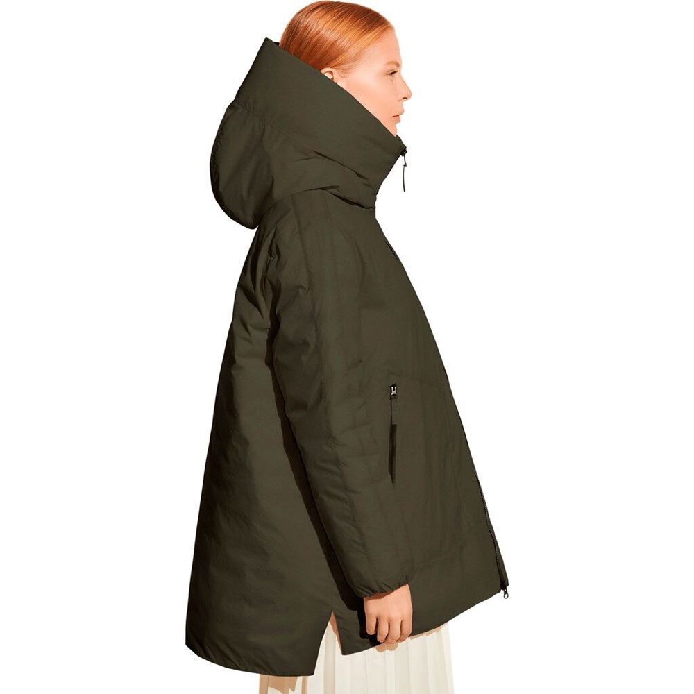 Chaqueta Impermeable Jack Wolfskin Tokyo Cape Mujer Verdes | BF6904132