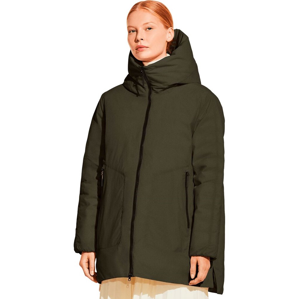 Chaqueta Impermeable Jack Wolfskin Tokyo Cape Mujer Verdes | BF6904132