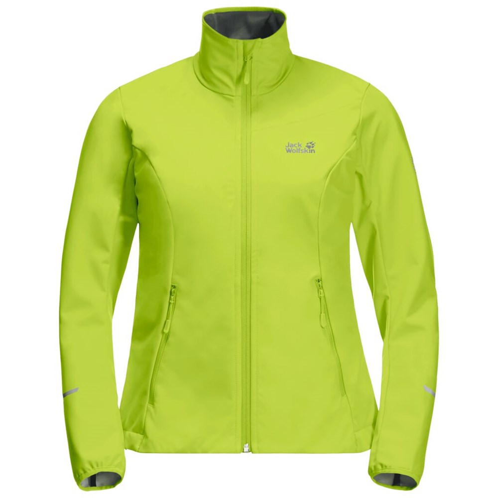 Chaqueta Softshell Jack Wolfskin Delta Tour Mujer Verdes Claro | ML5740318