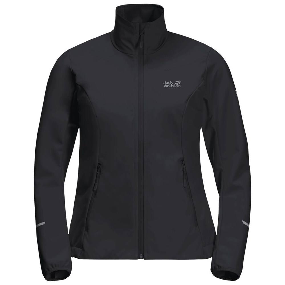 Chaqueta Softshell Jack Wolfskin Delta Tour Mujer Negros | BX1402879