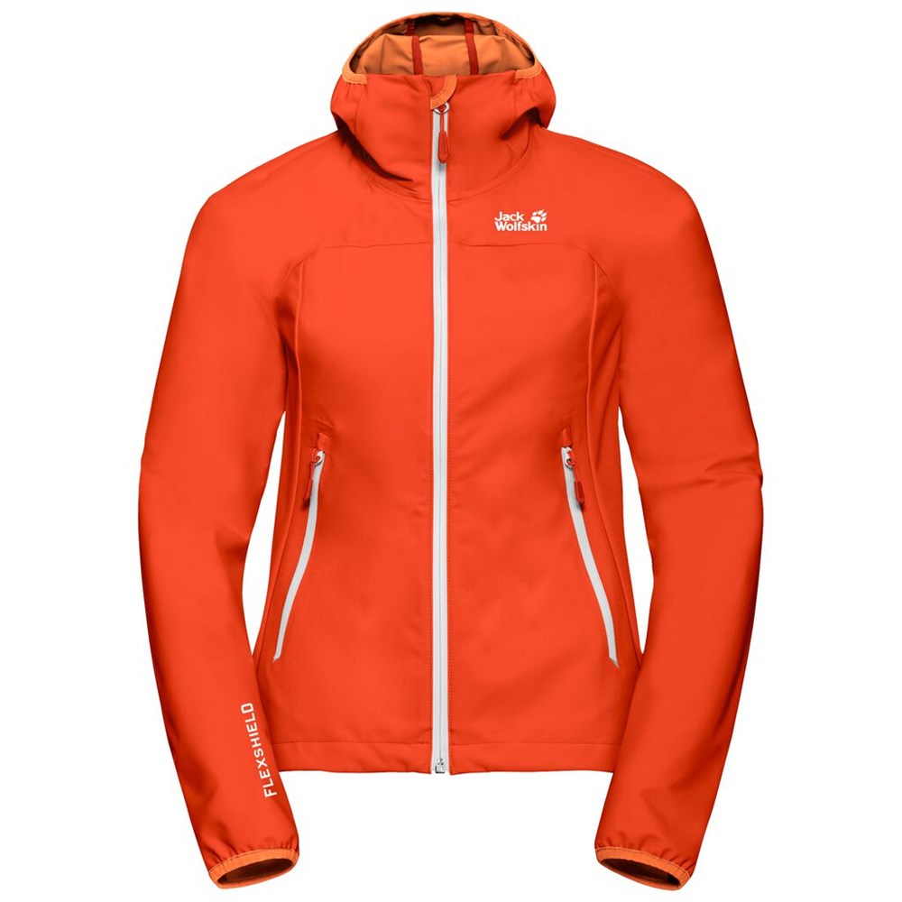 Chaqueta Softshell Jack Wolfskin Eagle Peak Mujer Rojos | FA1479320