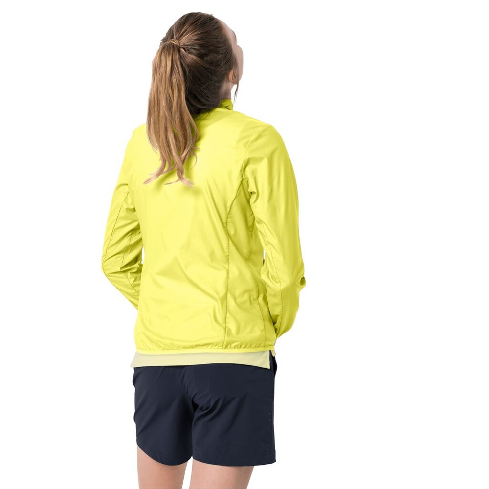 Chaqueta Softshell Jack Wolfskin Jwp Wind Mujer Amarillos | KA3418697