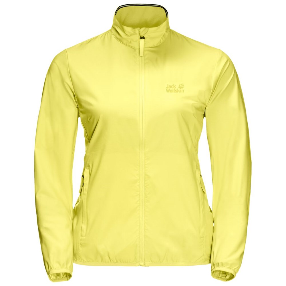 Chaqueta Softshell Jack Wolfskin Jwp Wind Mujer Amarillos | KA3418697