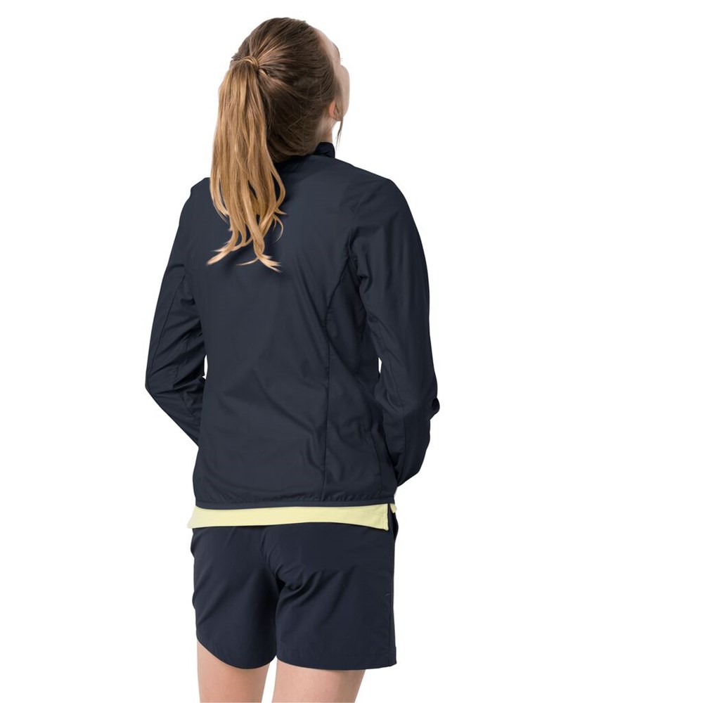 Chaqueta Softshell Jack Wolfskin Jwp Wind Mujer Azules | DW6589431