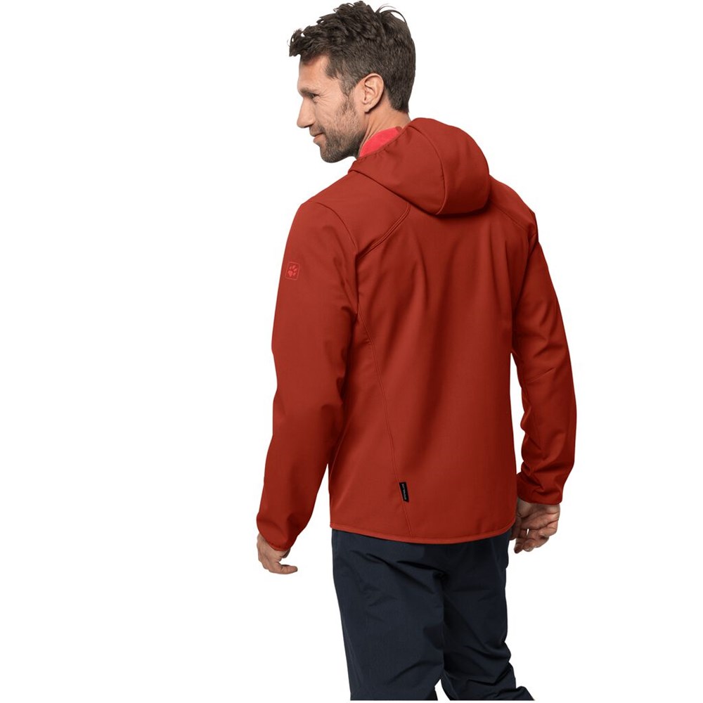 Chaqueta Softshell Jack Wolfskin Northern Point Hombre Rojos | TD5860713