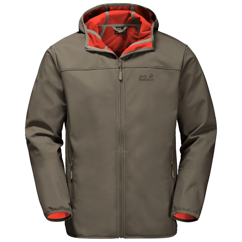 Chaqueta Softshell Jack Wolfskin Northern Point Hombre Grises | ZE5048967