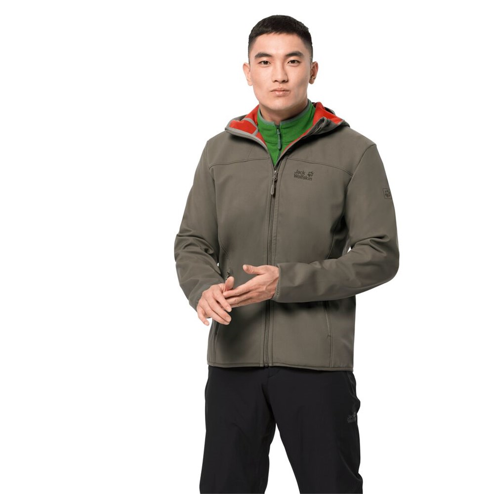 Chaqueta Softshell Jack Wolfskin Northern Point Hombre Grises | ZE5048967