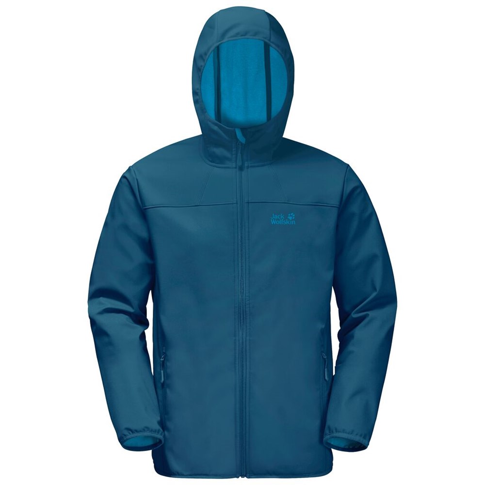 Chaqueta Softshell Jack Wolfskin Northern Point Hombre Azules | QY2360519