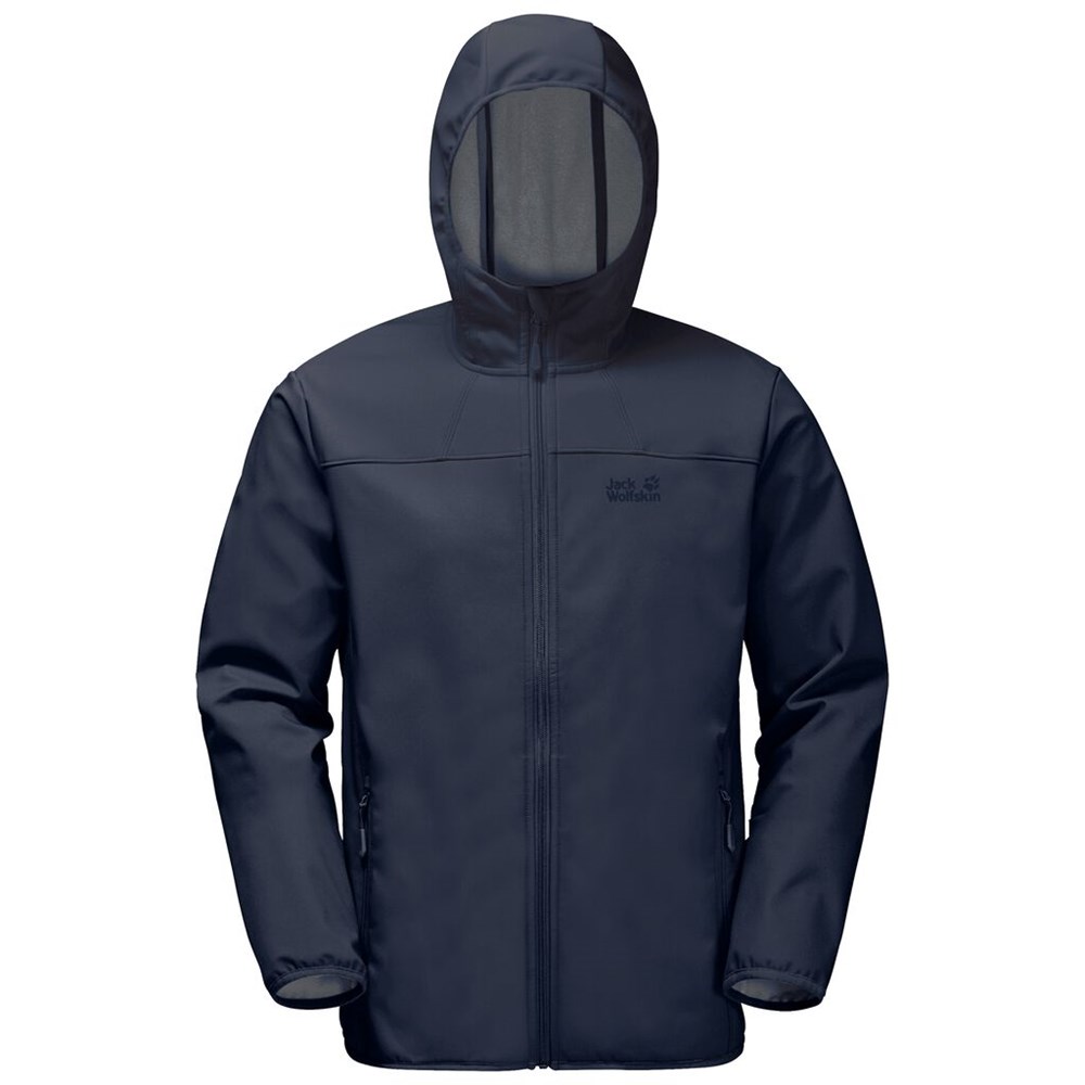 Chaqueta Softshell Jack Wolfskin Northern Point Hombre Azules | WY2071456