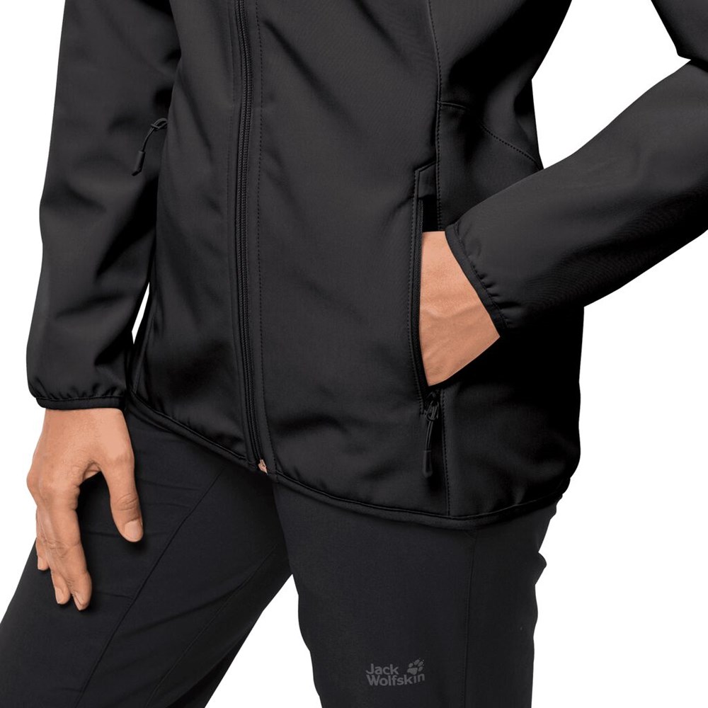 Chaqueta Softshell Jack Wolfskin Northern Pass Mujer Negros | DJ6435270