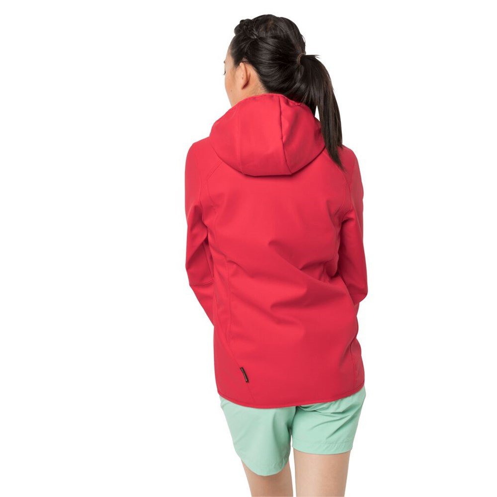 Chaqueta Softshell Jack Wolfskin Northern Point Mujer Rojos | WI1892560