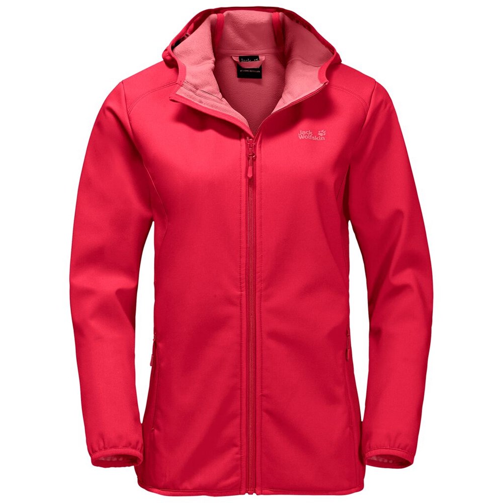 Chaqueta Softshell Jack Wolfskin Northern Point Mujer Rojos | QL2480351