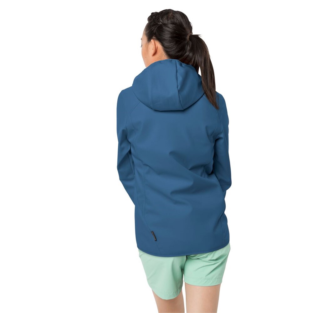 Chaqueta Softshell Jack Wolfskin Northern Point Mujer Azules Azules | QZ1075469