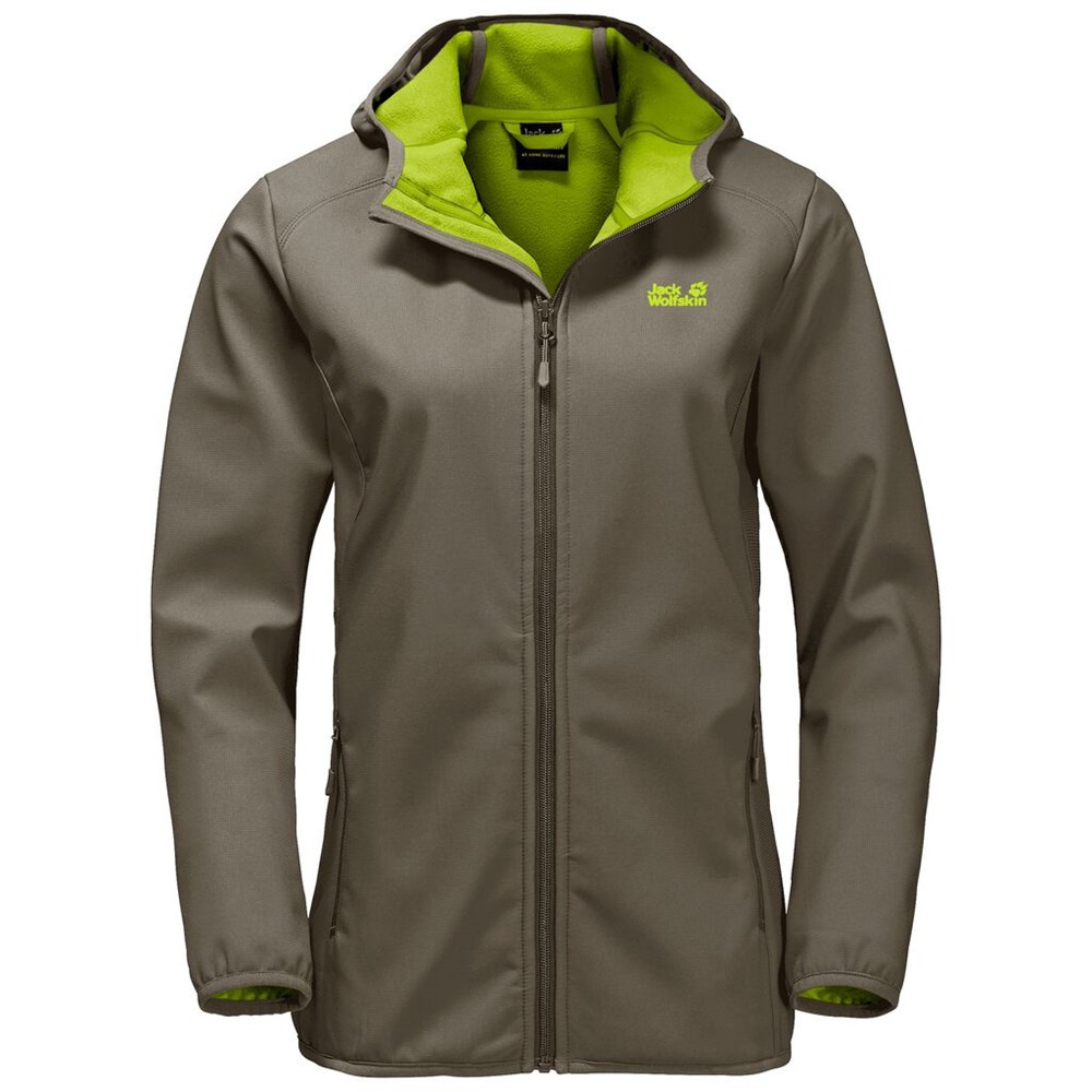 Chaqueta Softshell Jack Wolfskin Northern Point Mujer Grises | XD7235841