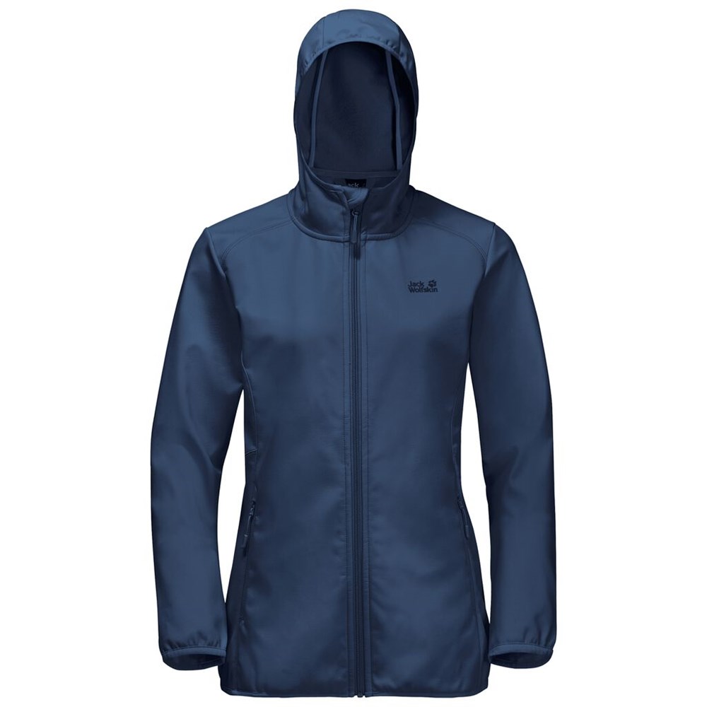 Chaqueta Softshell Jack Wolfskin Northern Point Mujer Azules Oscuro | EV3674150