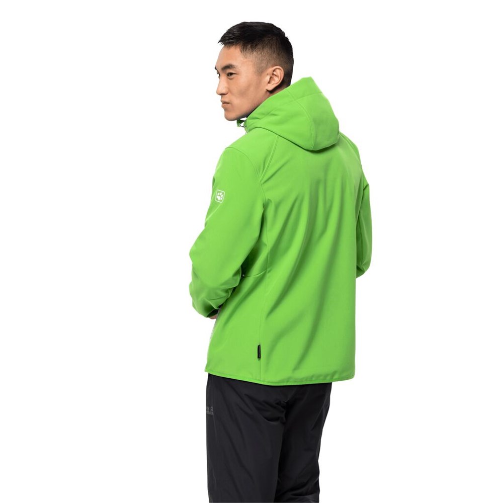 Chaqueta Softshell Jack Wolfskin Sky Peak Hombre Verdes | KL5390728