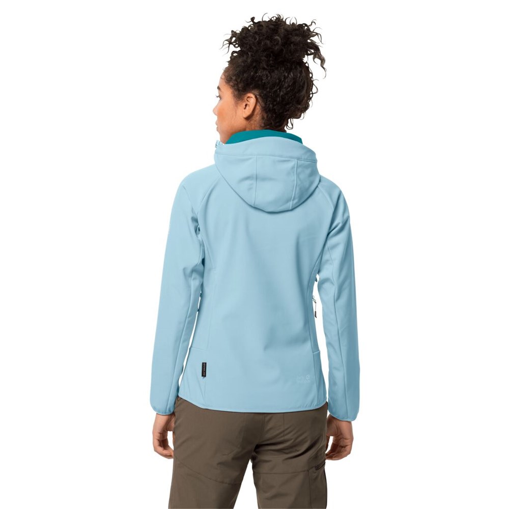 Chaqueta Softshell Jack Wolfskin Sky Peak Mujer Azules | OH0934215