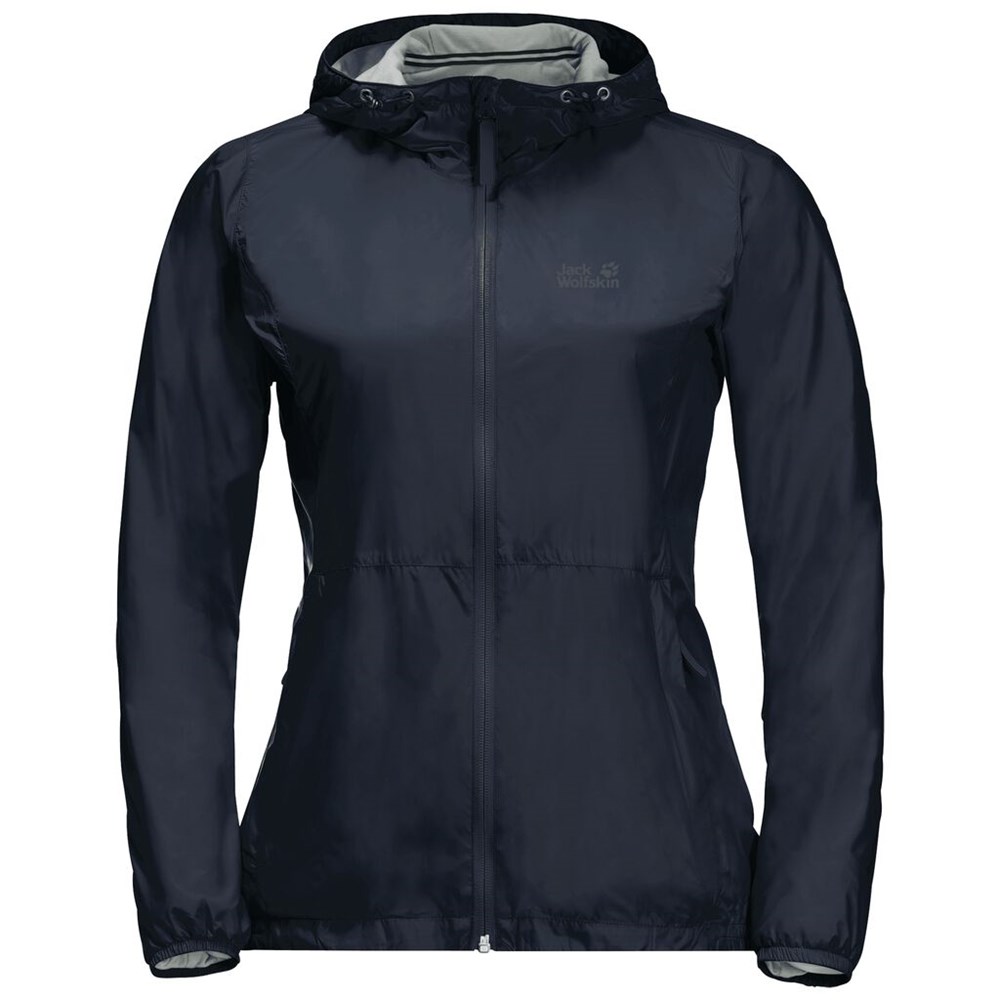 Chaqueta cortavientos Jack Wolfskin Jwp Breather Mujer Azules | IN4365718