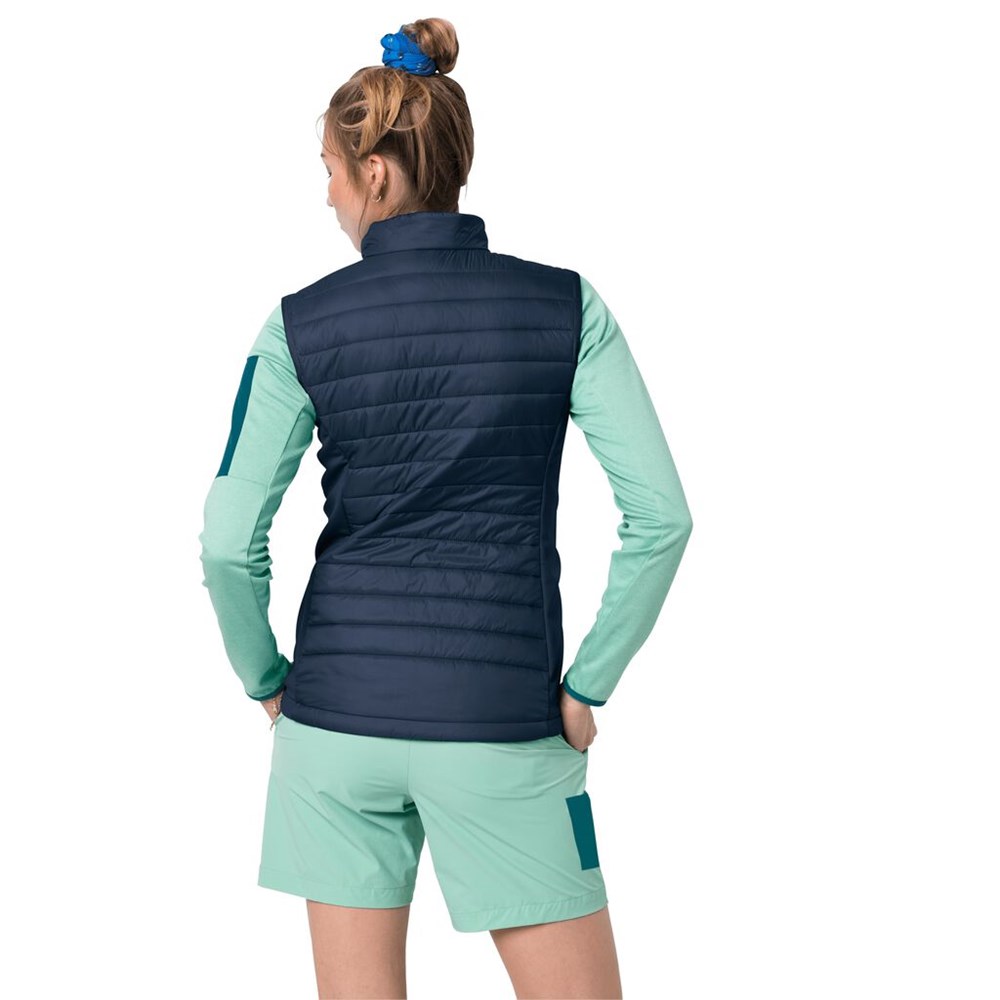 Chaqueta cortavientos Jack Wolfskin Routeburn Mujer Azules Oscuro | XP1687495