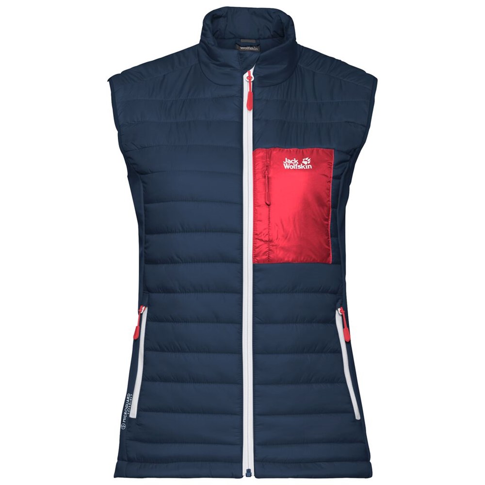 Chaqueta cortavientos Jack Wolfskin Routeburn Mujer Azules Oscuro | XP1687495