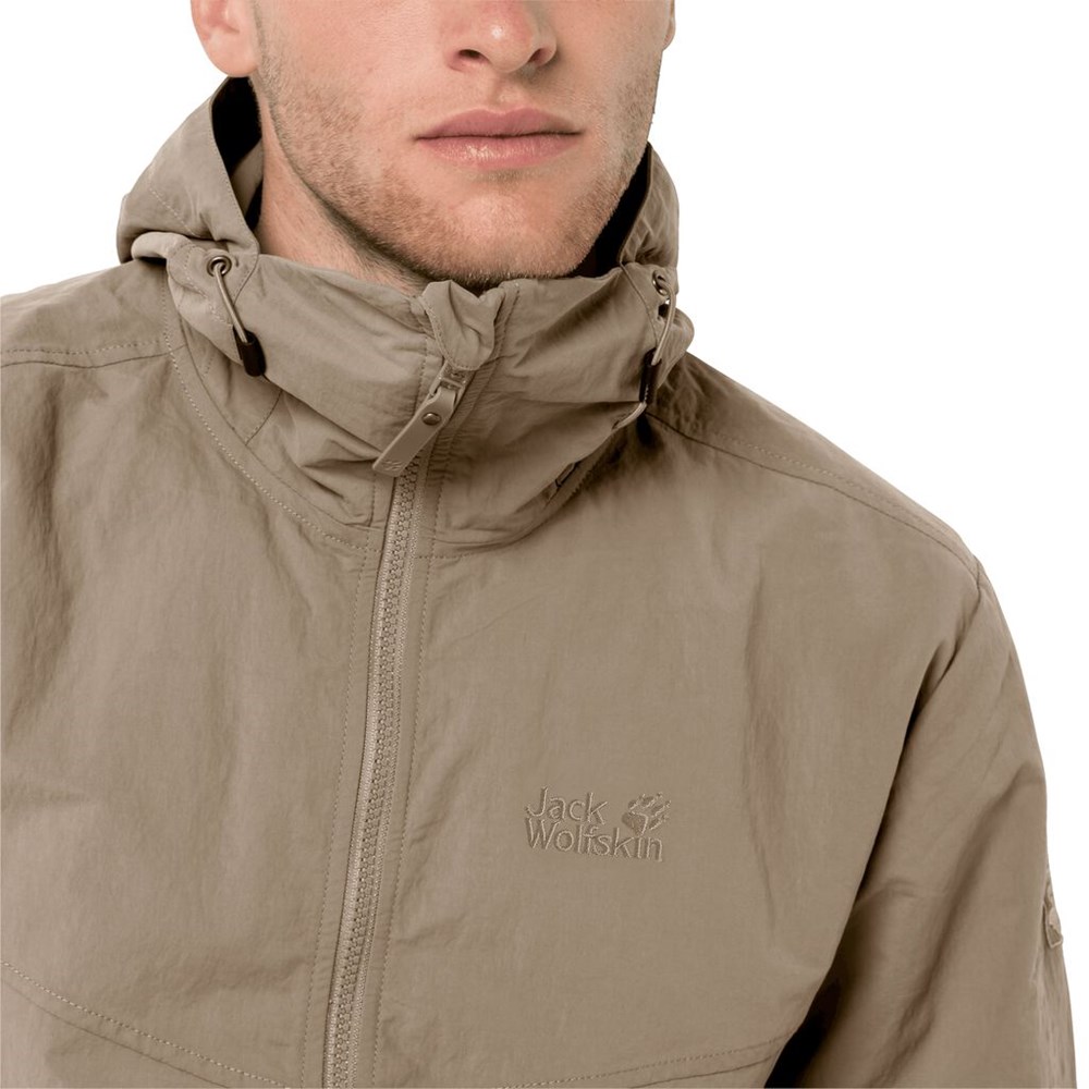 Chaqueta de otoño Jack Wolfskin Lakeside Hombre Marrom | TS8046132