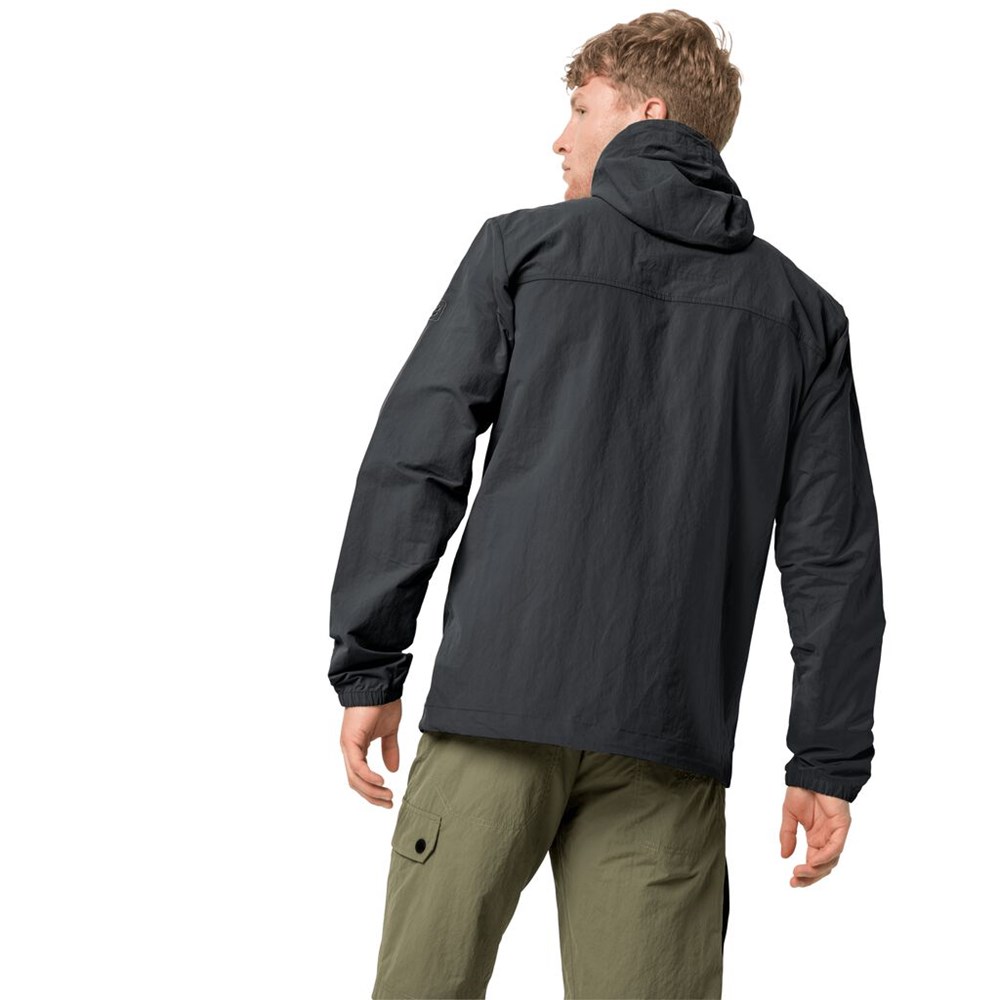 Chaqueta de otoño Jack Wolfskin Lakeside Hombre Negros | ZV6238175