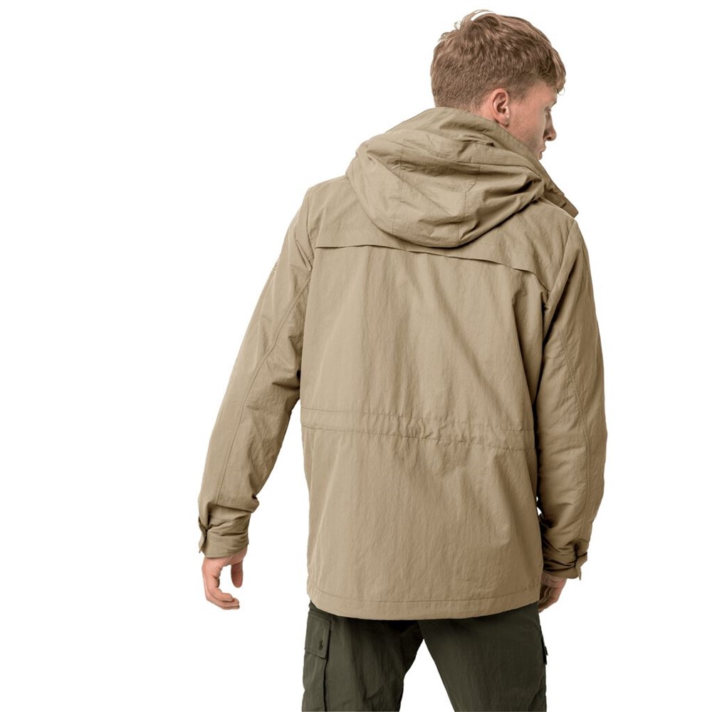 Chaqueta de otoño Jack Wolfskin Lakeside Safari Hombre Marrom | YB4651920