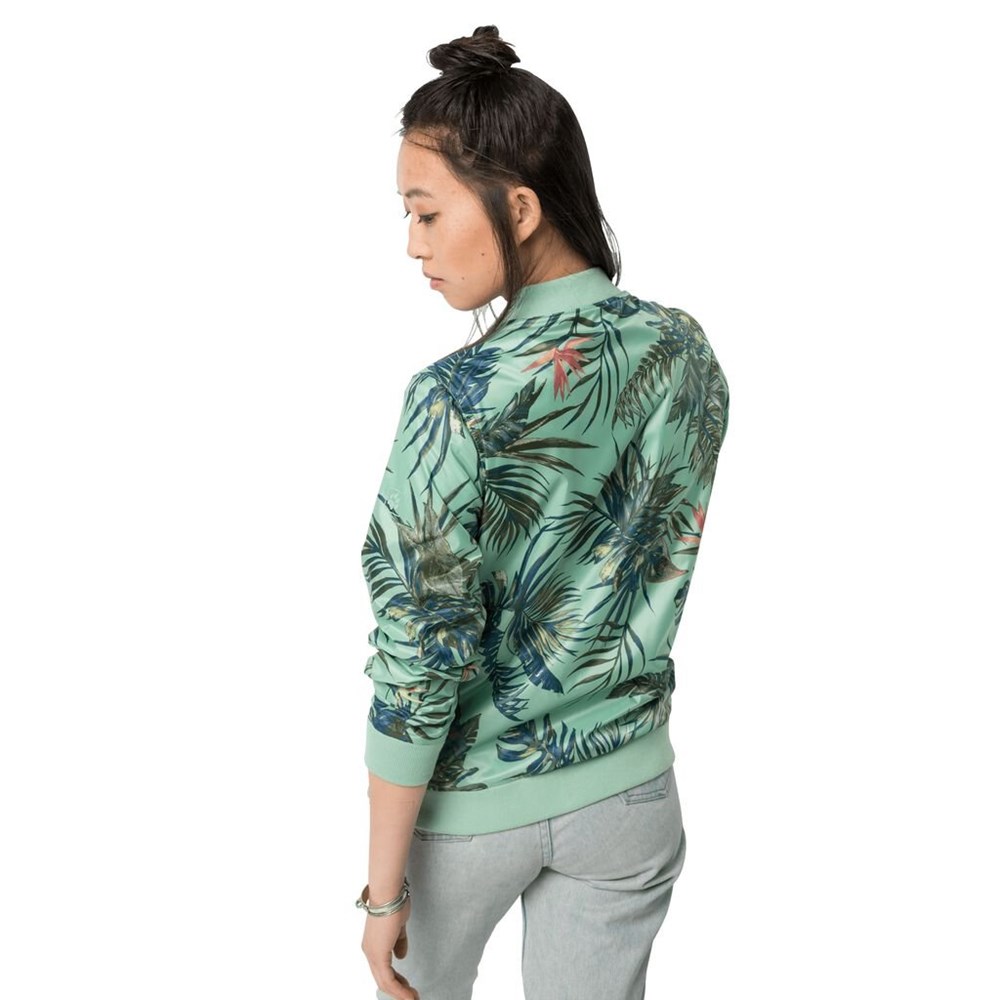 Chaqueta de otoño Jack Wolfskin Tropical Blouson Mujer Azules | XL0489732