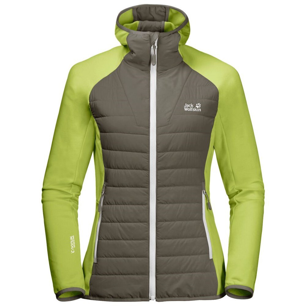 Chaqueta deportiva Jack Wolfskin Crossing Peak Mujer Grises | RY1430296