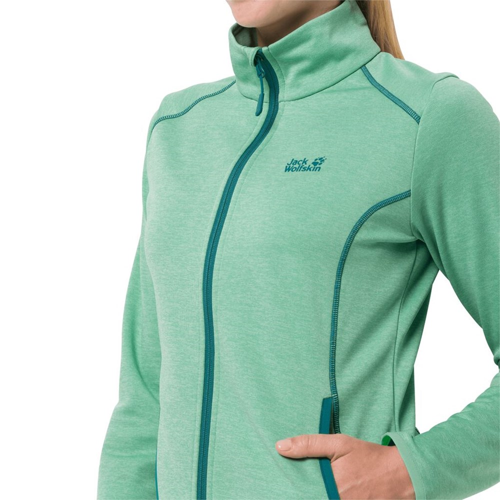 Chaqueta deportiva Jack Wolfskin Horizon Mujer Verdes | EP1320986