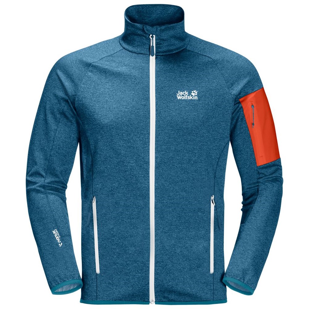 Chaqueta deportiva Jack Wolfskin Milford Hombre Azules | FR9532481