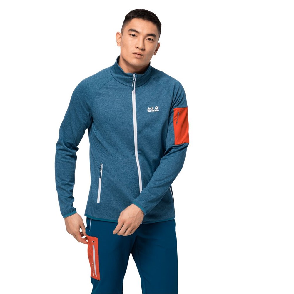 Chaqueta deportiva Jack Wolfskin Milford Hombre Azules | FR9532481