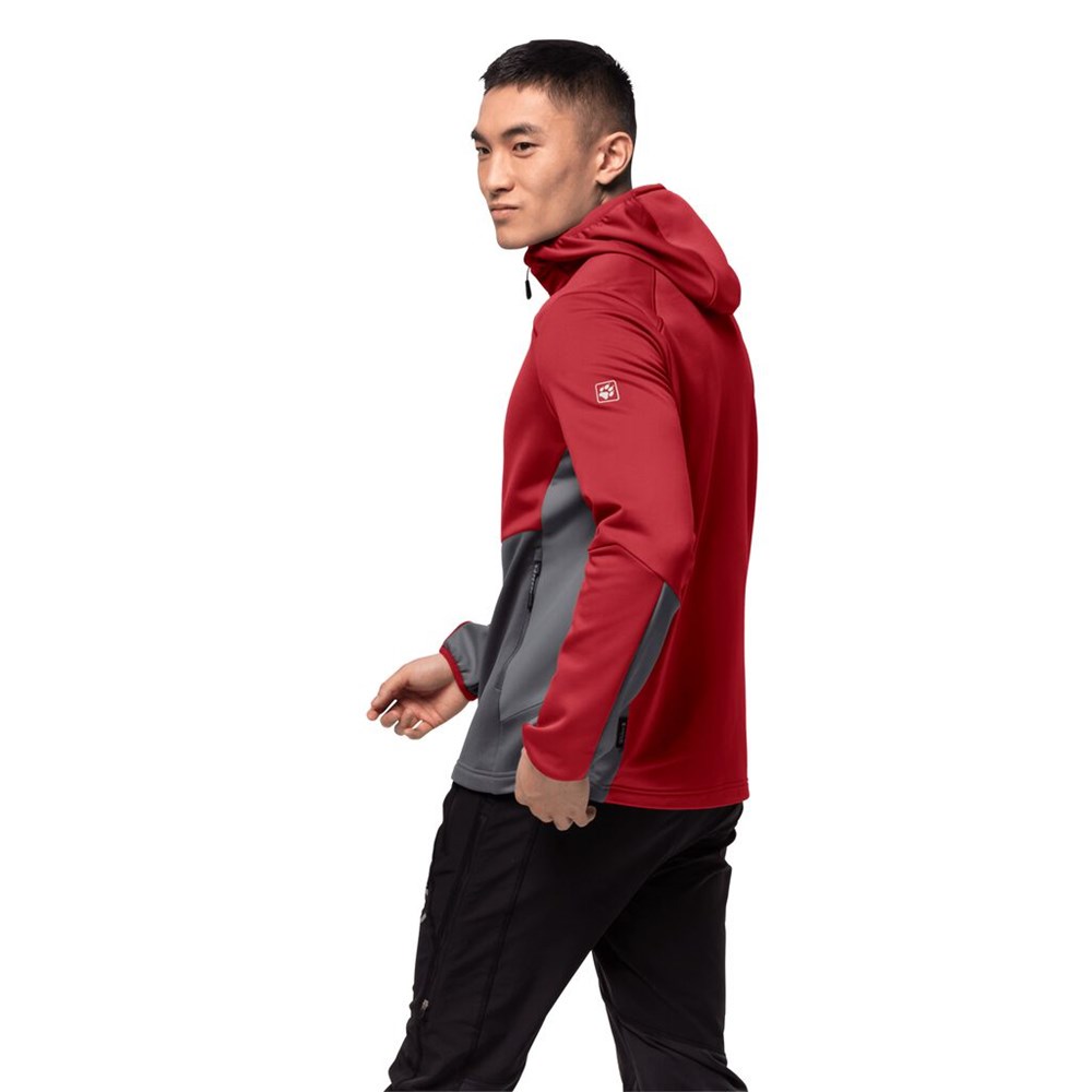 Chaqueta deportiva Jack Wolfskin Mount Isa Hombre Rojos | LZ4372169