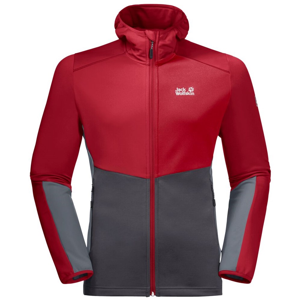 Chaqueta deportiva Jack Wolfskin Mount Isa Hombre Rojos | LZ4372169