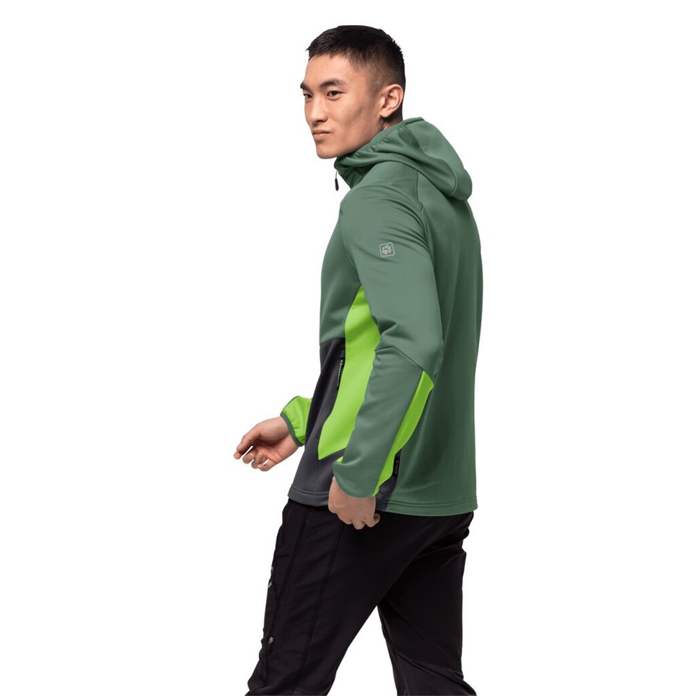 Chaqueta deportiva Jack Wolfskin Mount Isa Hombre Verde Oliva | FH8532716