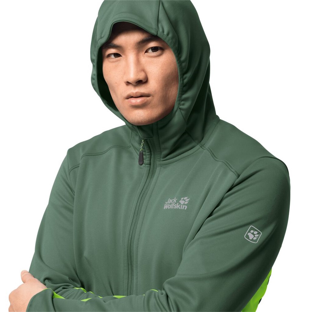 Chaqueta deportiva Jack Wolfskin Mount Isa Hombre Verde Oliva | FH8532716