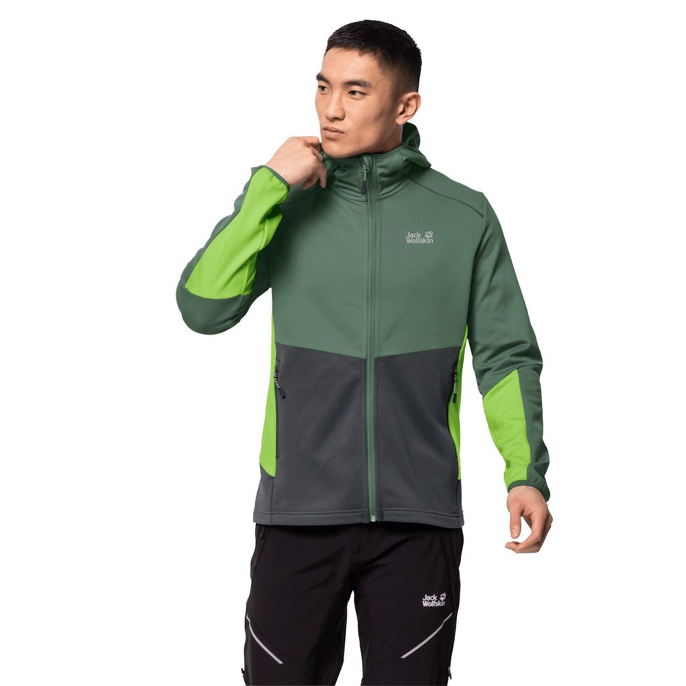 Chaqueta deportiva Jack Wolfskin Mount Isa Hombre Verde Oliva | FH8532716