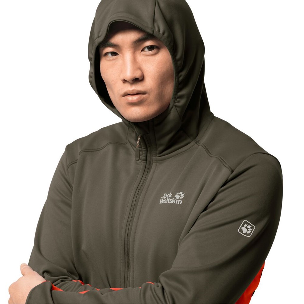 Chaqueta deportiva Jack Wolfskin Mount Isa Hombre Grises | ZH3815264