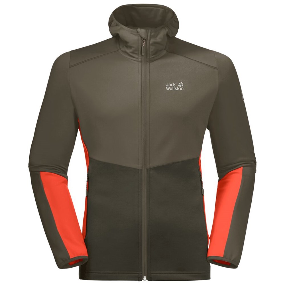 Chaqueta deportiva Jack Wolfskin Mount Isa Hombre Grises | ZH3815264