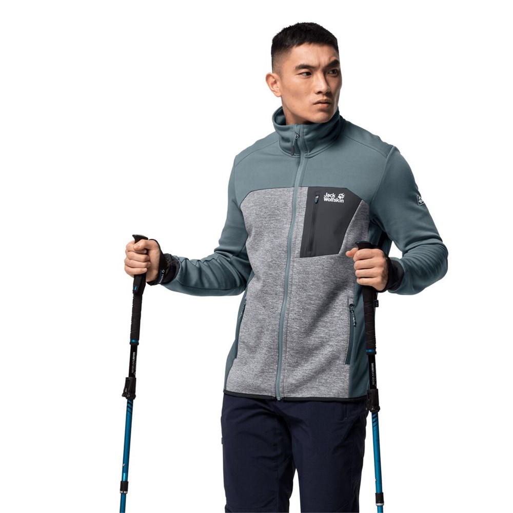 Chaqueta deportiva Jack Wolfskin Sky Peak Hombre Grises | EU0543291