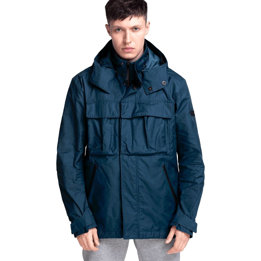 Chaqueta hardshell Jack Wolfskin The Utility Hombre Azul Marino Azules | VS6497321