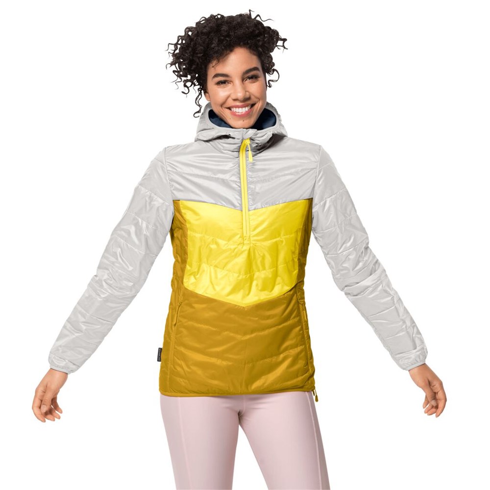 Chaquetas Aislantes Jack Wolfskin 365 Flash Overhead Mujer Grises | TU4561897