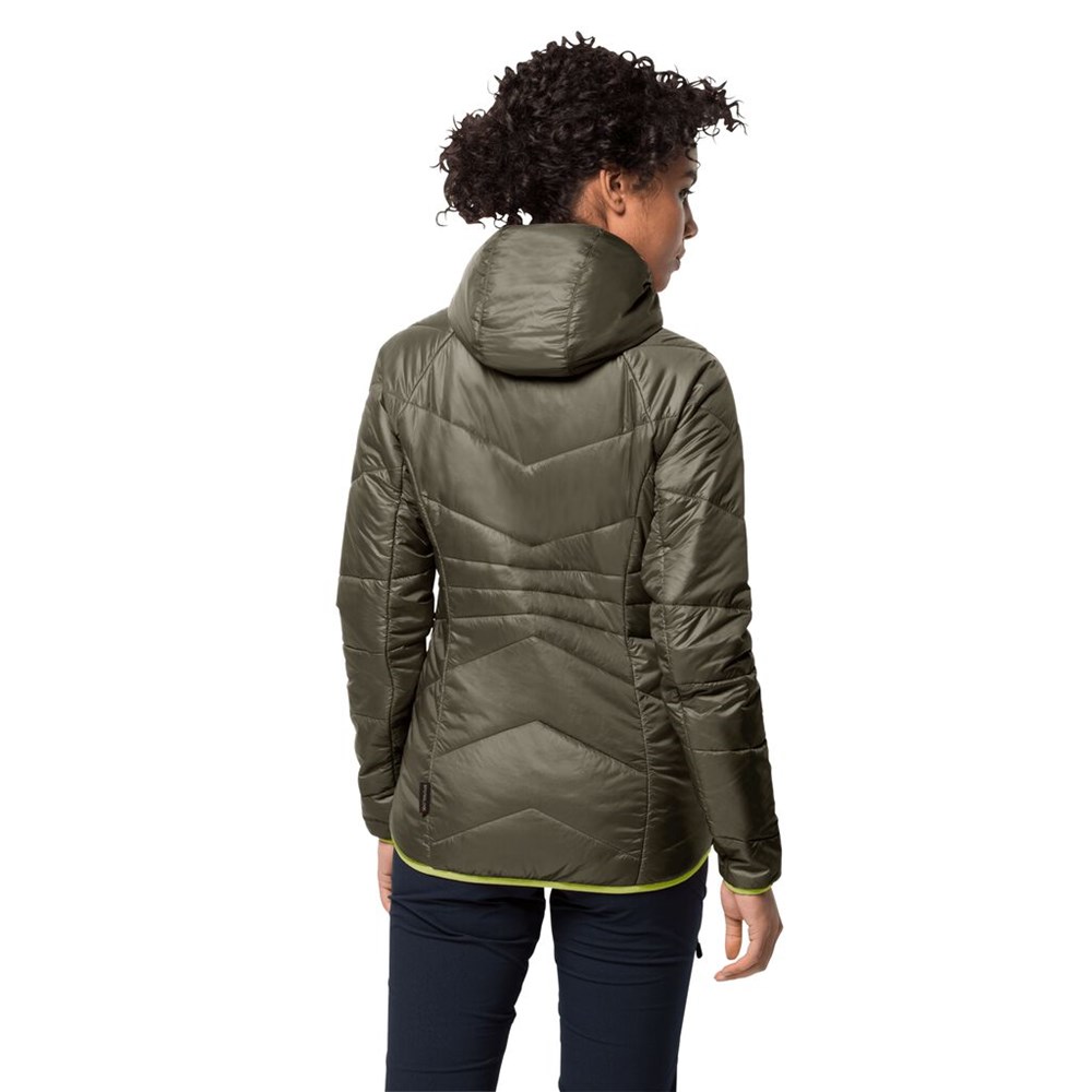 Chaquetas Aislantes Jack Wolfskin Argon Hoody Mujer Grises | KD8476091