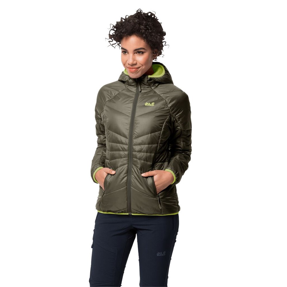 Chaquetas Aislantes Jack Wolfskin Argon Hoody Mujer Grises | KD8476091