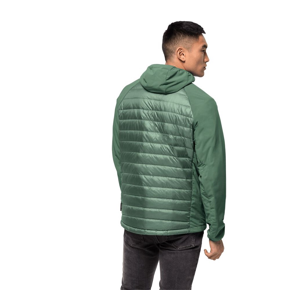 Chaquetas Aislantes Jack Wolfskin Jwp Hybrid Hombre Verde Oliva | IO1824507