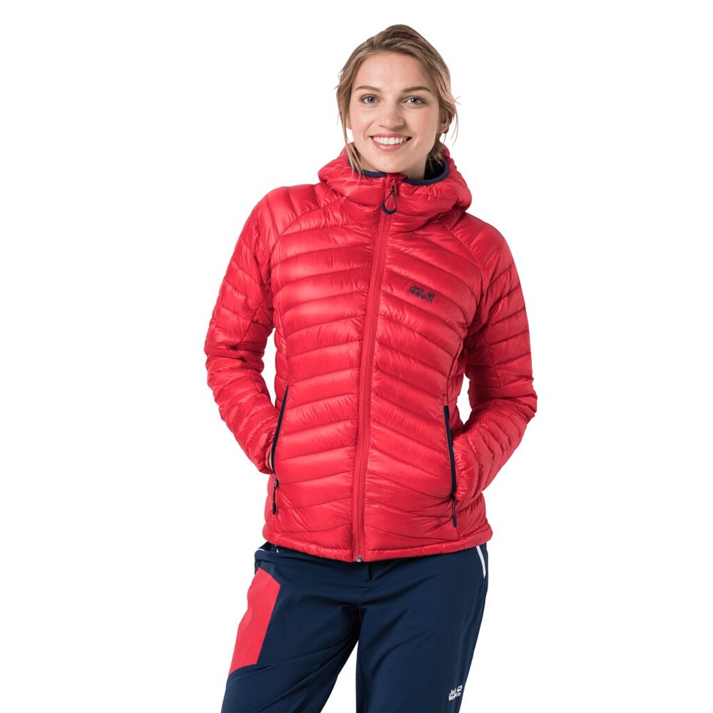 Chaquetas Aislantes Jack Wolfskin Mountain Mujer Rojos | TH4192735