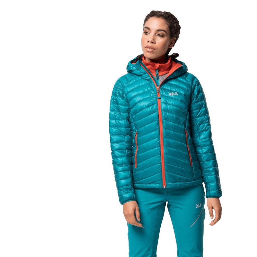 Chaquetas Aislantes Jack Wolfskin Mountain Mujer Azules Oscuro | SX7695410